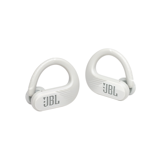 JBL Endurance Peak II - White - Waterproof true wireless sport earbuds - Detailshot 1